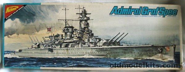 Nichimo 1/500 Admiral Graf Spee Pocket Battleship -  For Motorizing, U5017-500 plastic model kit